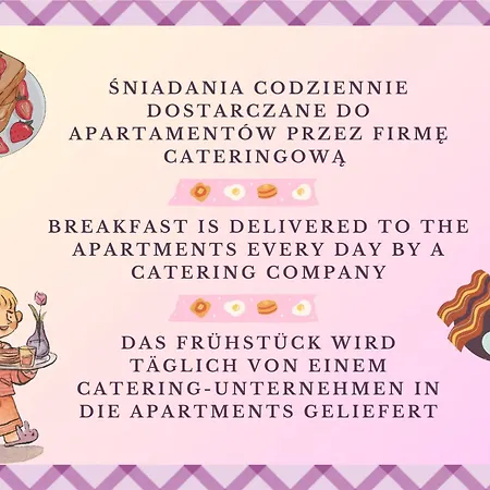 Daire Horyzont Apartamenty- Studio- Sauna&fitness -baltycka 2- Sniadania